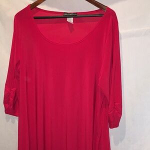 Star Vixen Plus Size Red Blouse Top | Size 3X
